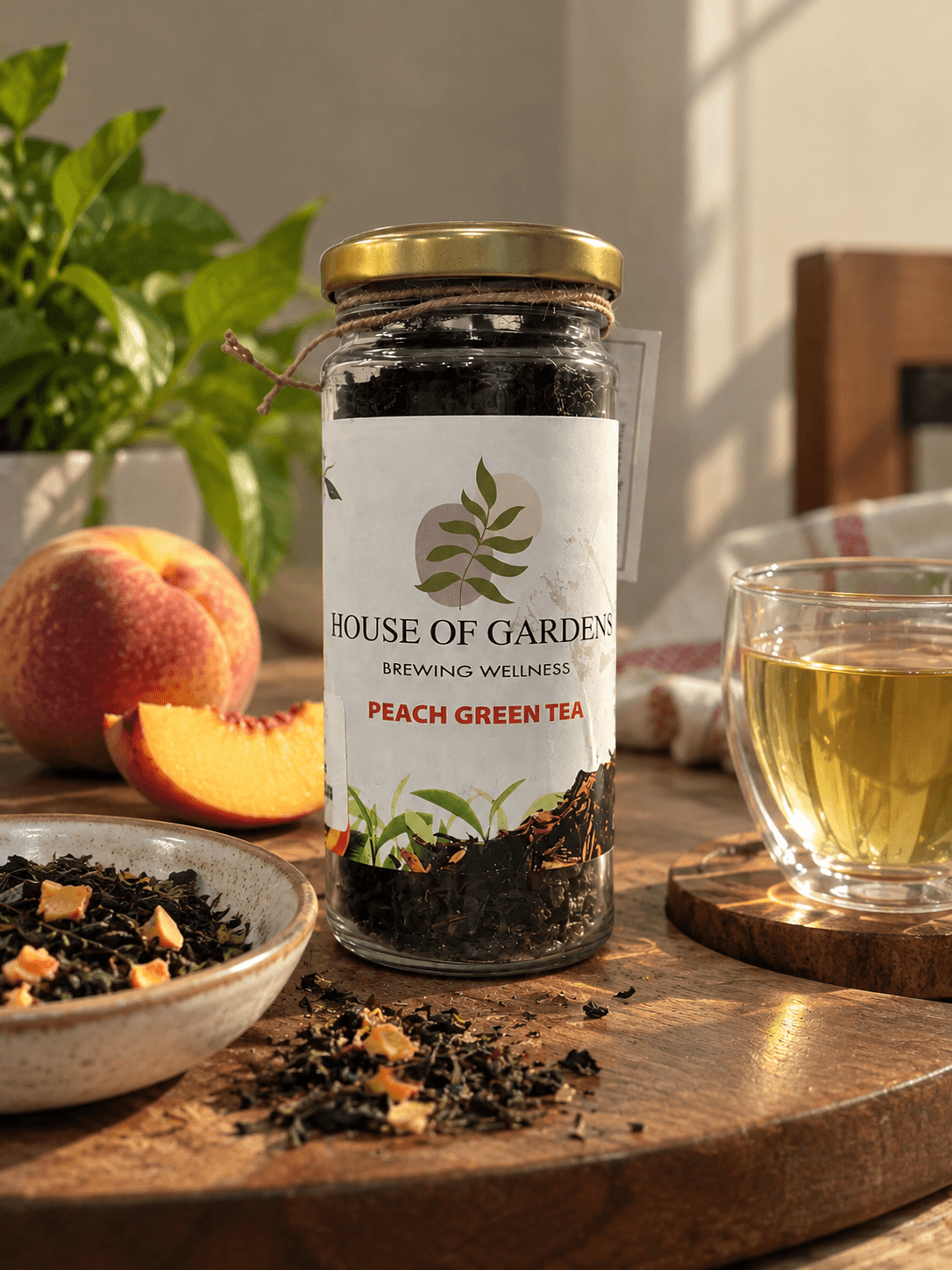 Peach Green Tea botanical blend